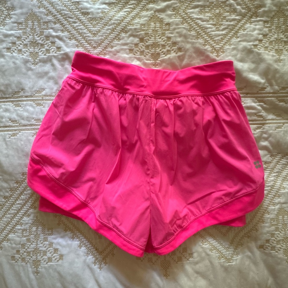 Sweaty Betty Pink Athletic Shorts Lightweight Performance